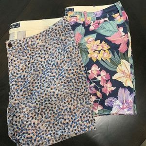 Abercrombie Flat Front Shorts Size 36